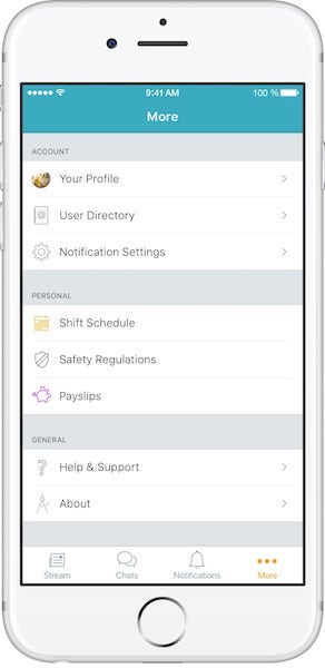 Beekeeper-app-integrations-navigation-extensions-on-mobile-device