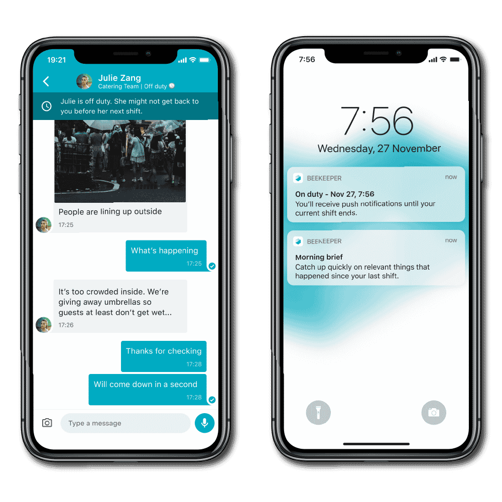 Automatic Notification Muting for Hourly Workers