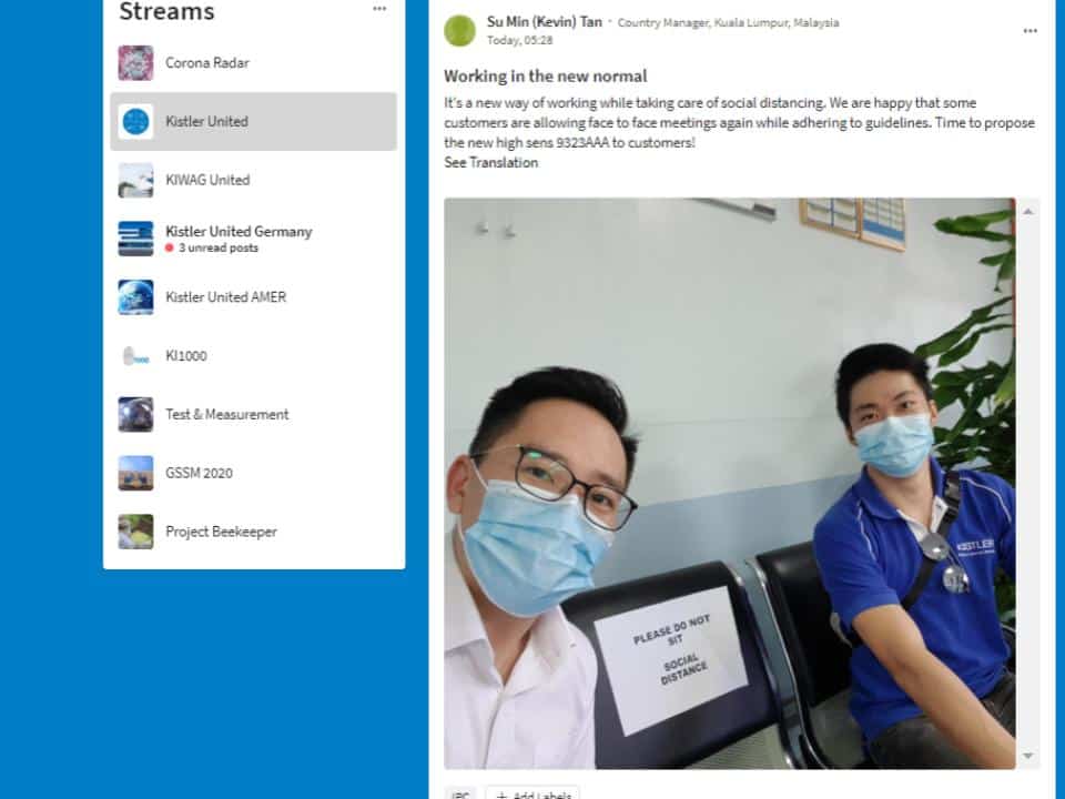 Agilität in Produktion und Fertigung – Beekeeper im Einsatz bei der Kistler Group