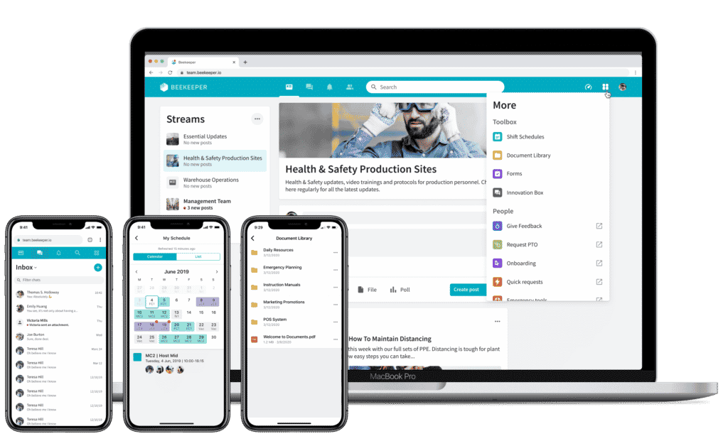 attracting frontline workers with Beekeeper