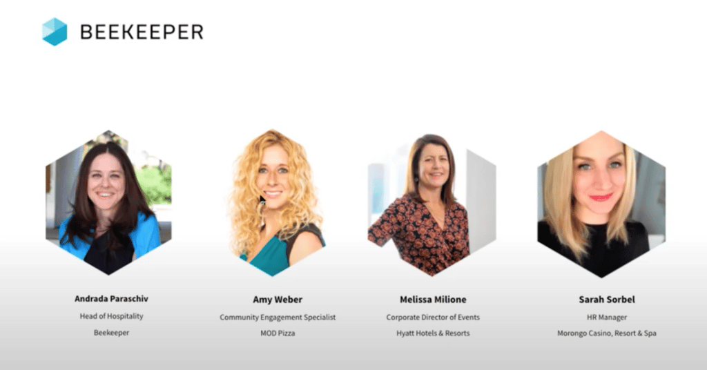 Beekeeper's webinar on hospitality recovery