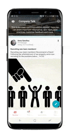 mobilizing employee engagement with Beekeeper
