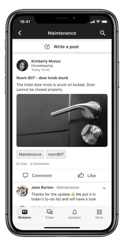 sharing timely information with Beekeeper